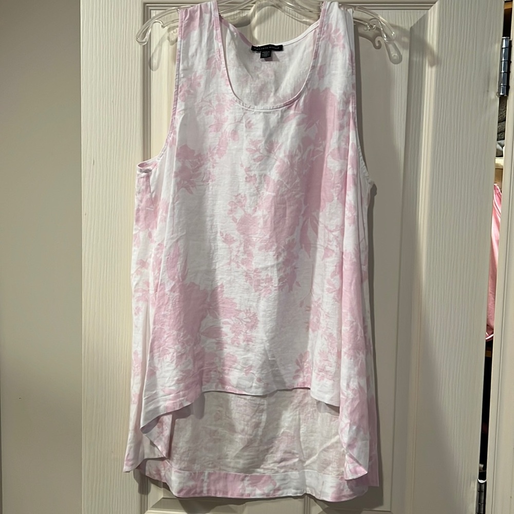 Gorgeous Hi/Lo Sleeveless Linen top